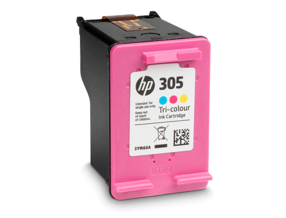 INK-JET HP 305 DESKJET 1210 / 1212 / 1255 / 2732 / 2752 / 4155 / 4158 ENVY 6020 / 6052 /6055 / 6420 TRICOLOR 100