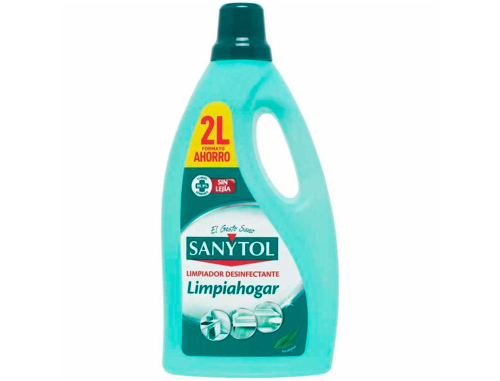 LIMPIADOR DESINFECTANTE SANYTOL LIMPIAHOGAR MULTISUPERFICIES BOTE DE 2 LITROS