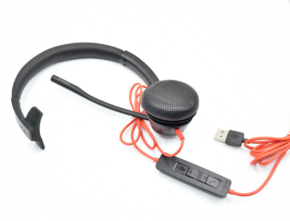 AURICULAR PLANTRONICS BLACKWIRE 3310 DIADEMA CABLE USB-C/A MONOAURAL CON MICROFO NO Y CERT. MICROSOFT TEAMS