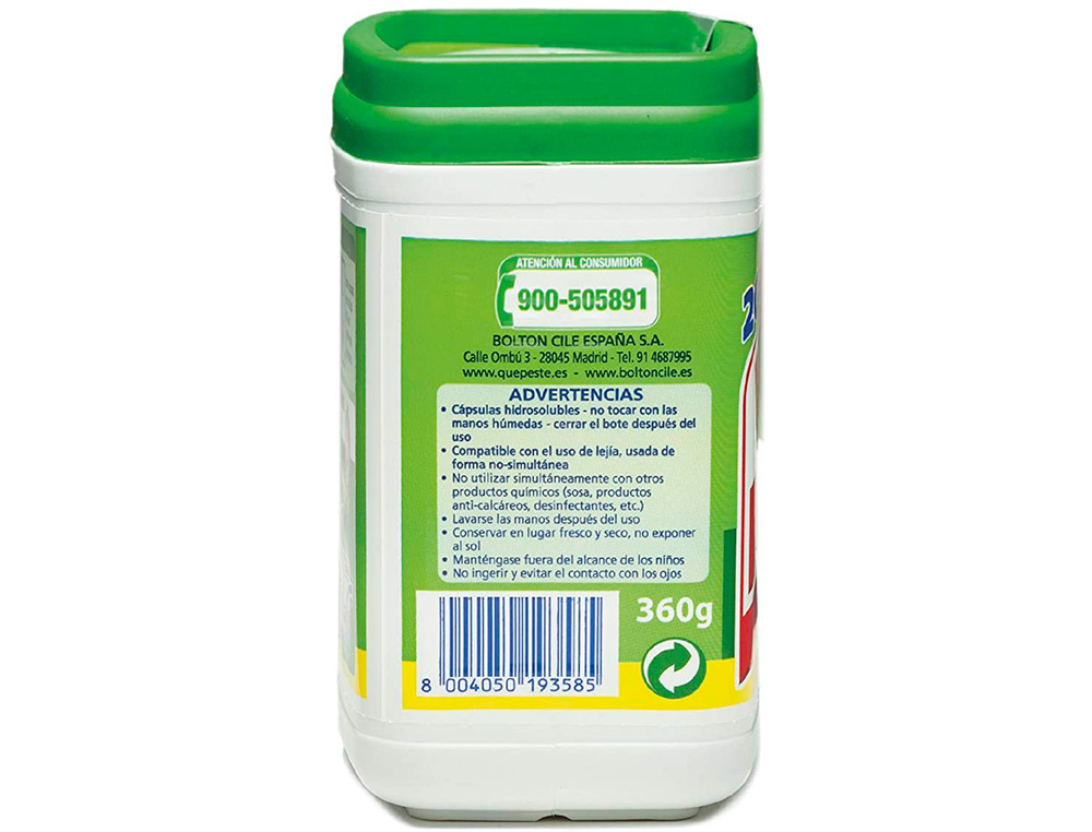 ELIMINA OLORES WC NET FOSAS SEPTICAS CAPSULA DE 18 GR CAJA DE 20 UNIDADES
