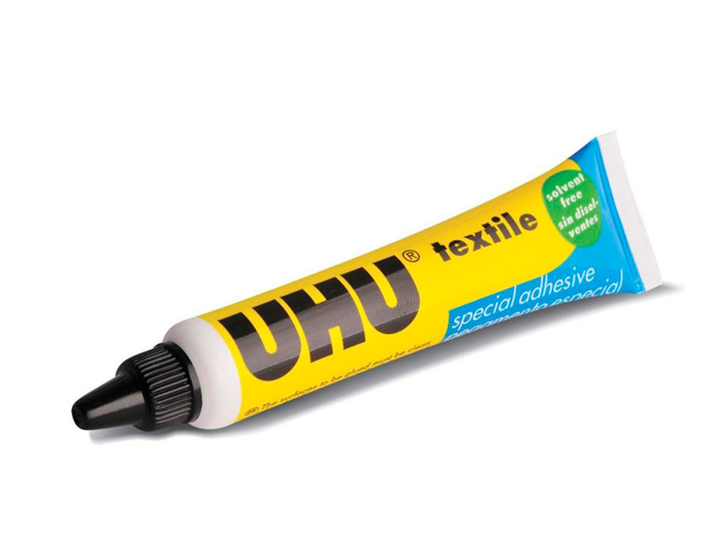 PEGAMENTO UHU ESPECIAL TEXTIL TUBO 20 GR EN BLISTER