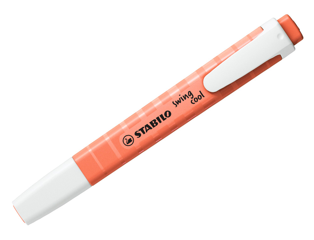 ROTULADOR STABILO FLUORESCENTE FINO SWING COOL PASTEL CORAL MELOSO