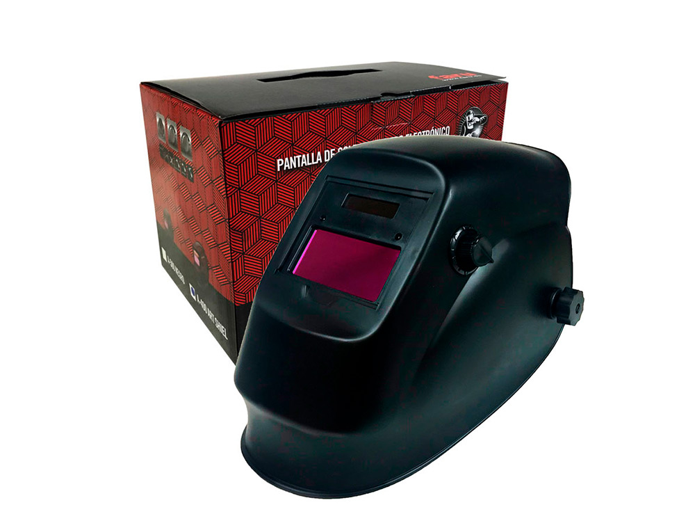 PANTALLA DE SOLDADOR FARU ELECTRONICA 4/9-13 CON FILTRO REGULACION EXTERIOR 340X230X230 MM