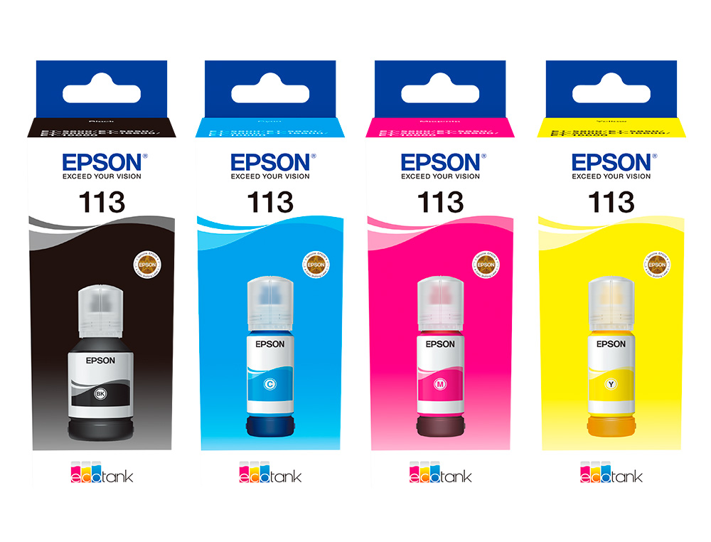 INK-JET EPSON ECOTANK 113 SERIES AMARILLO