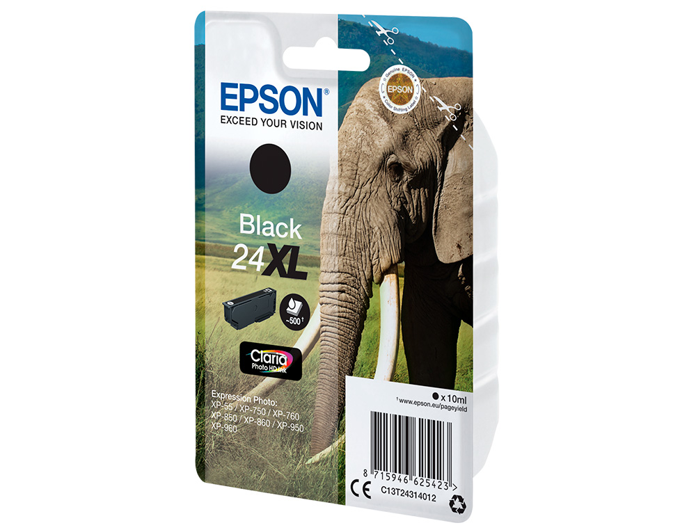 INK-JET EPSON CLARIA PHOTO HD INK NEGRO 24XL EXPRESSION PHOTO XP-760/950