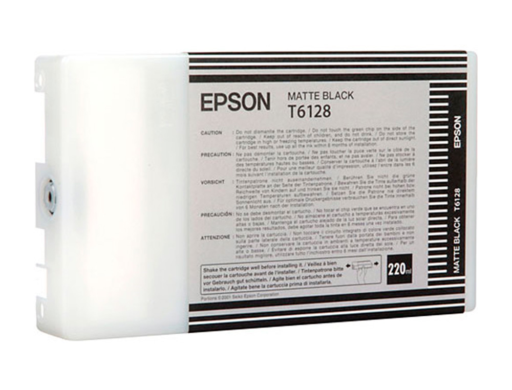 INK-JET EPSON GF STYLUS PHOTO 7450/9450/ 7400/9400/7880/ 9880/7800/9800 NEGRO MATE ALTA CAPACIDAD</