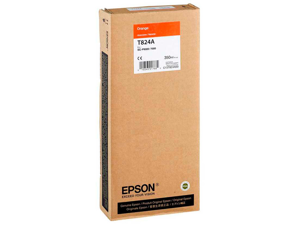 INK-JET EPSON GF SURECOLOR SERIE SC-P NARANJA ULTRACHROME HDX/HD 350ML