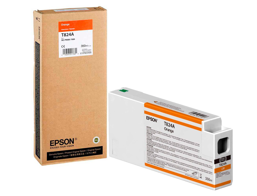 INK-JET EPSON GF SURECOLOR SERIE SC-P NARANJA ULTRACHROME HDX/HD 350ML