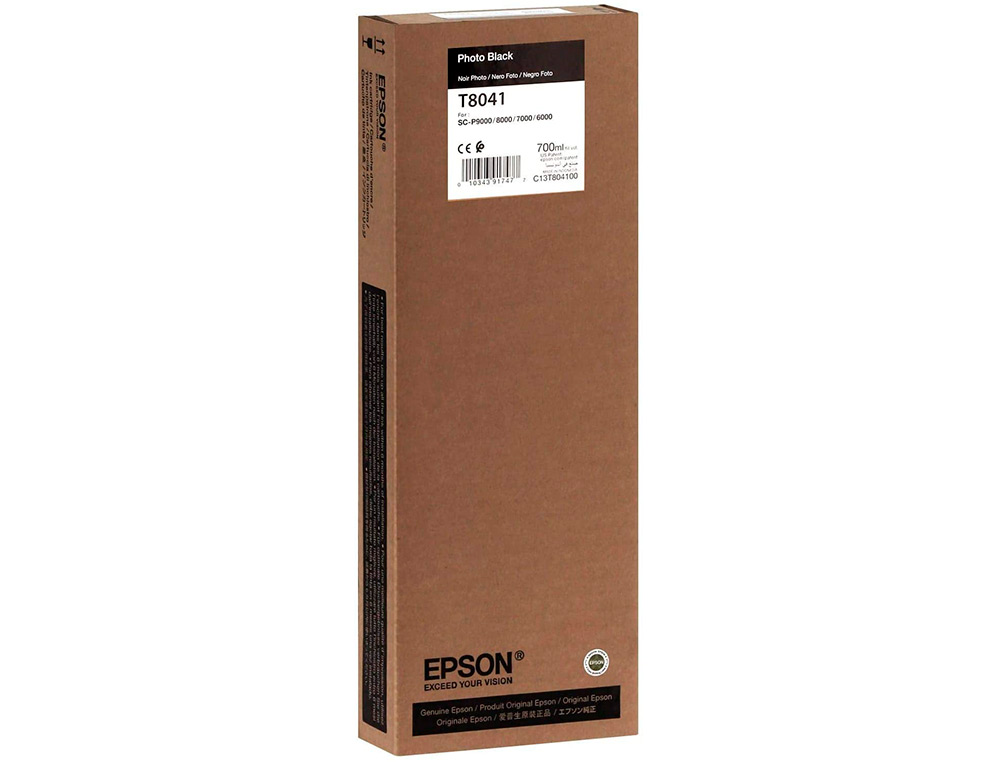 INK-JET EPSON GF SURECOLOR SERIE SC-P NEGRO PHOTO ULTRACHROME HDX/HD 700ML