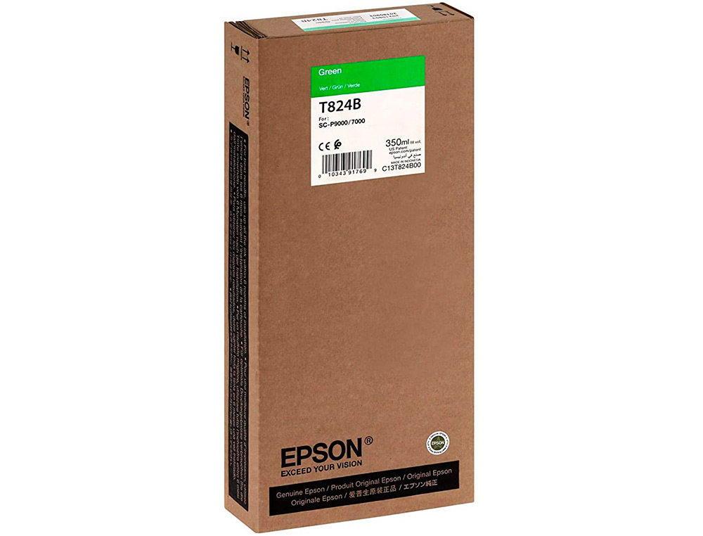 INK-JET EPSON GF SURECOLOR SERIE SC-P VERDE ULTRACHROME HDX/HD 350ML