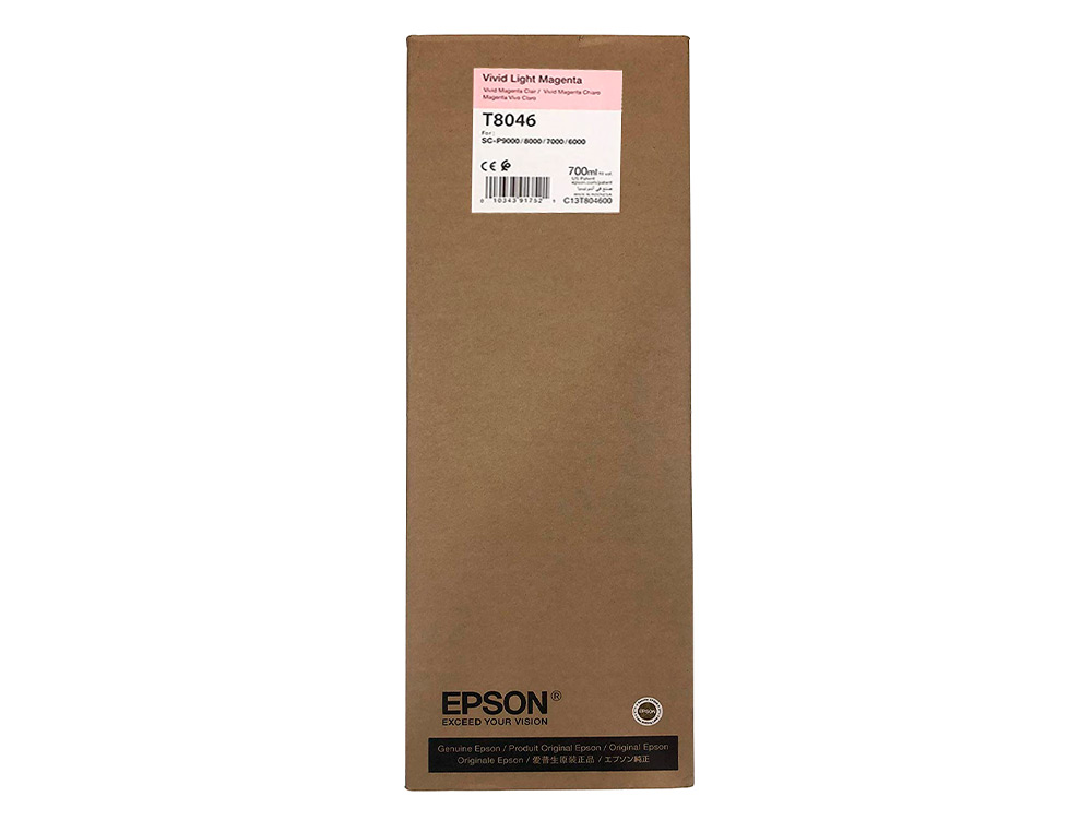 INK-JET EPSON GF SURECOLOR SERIE SC-P VIVID LIGHT MAGENTA ULTRACHROME HDX/HD 700ML