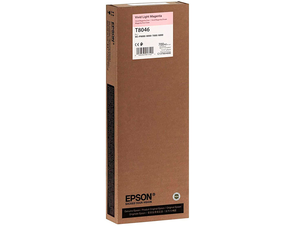 INK-JET EPSON GF SURECOLOR SERIE SC-P VIVID LIGHT MAGENTA ULTRACHROME HDX/HD 700ML