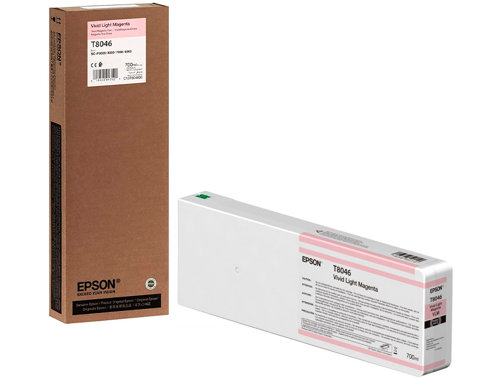 INK-JET EPSON GF SURECOLOR SERIE SC-P VIVID LIGHT MAGENTA ULTRACHROME HDX/HD 700ML