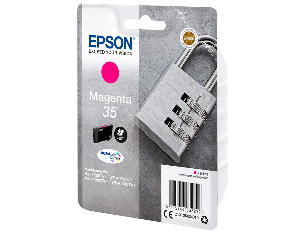 INK-JET EPSON SINGLEPACK MAGENTA 35 DURABRITE ULTRA INK