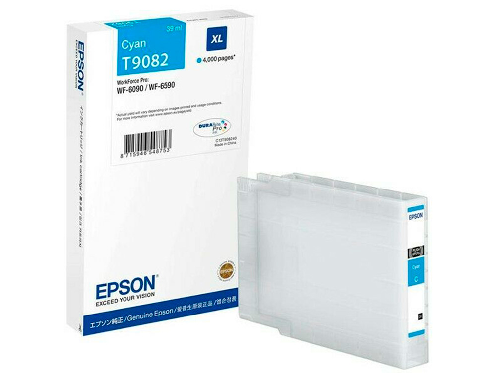 INK-JET EPSON WF-6590DWF/WF-6090DW CIAN XL