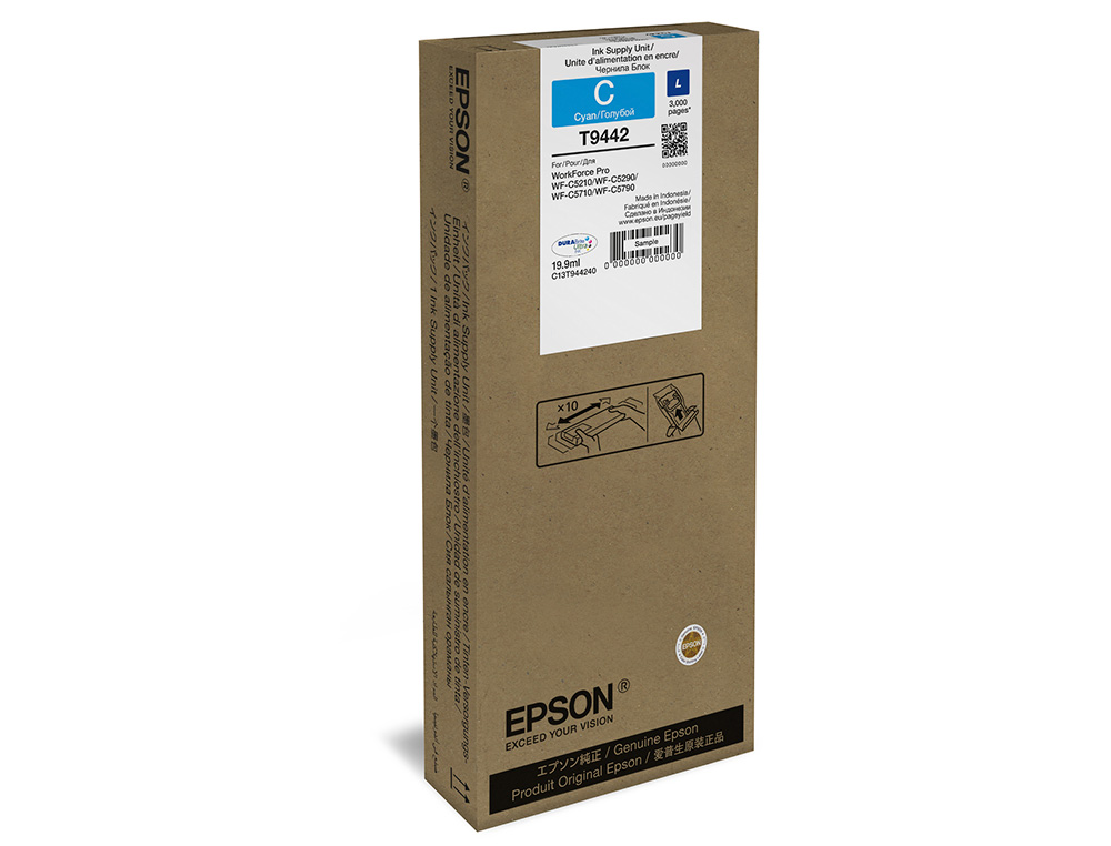 INK-JET EPSON WF-C5XXX SERIES INK L CIAN 3000