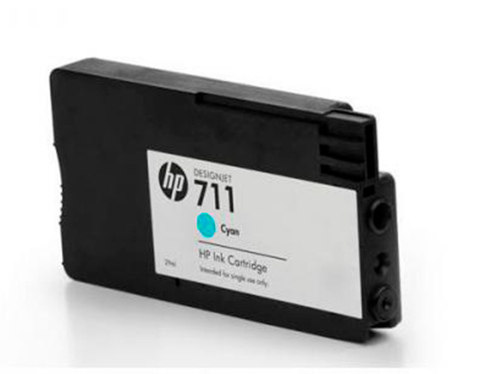 INK-JET HP DESIGNJET T120/T520 CIAN N 711 PACK 3/1000 PAGINAS