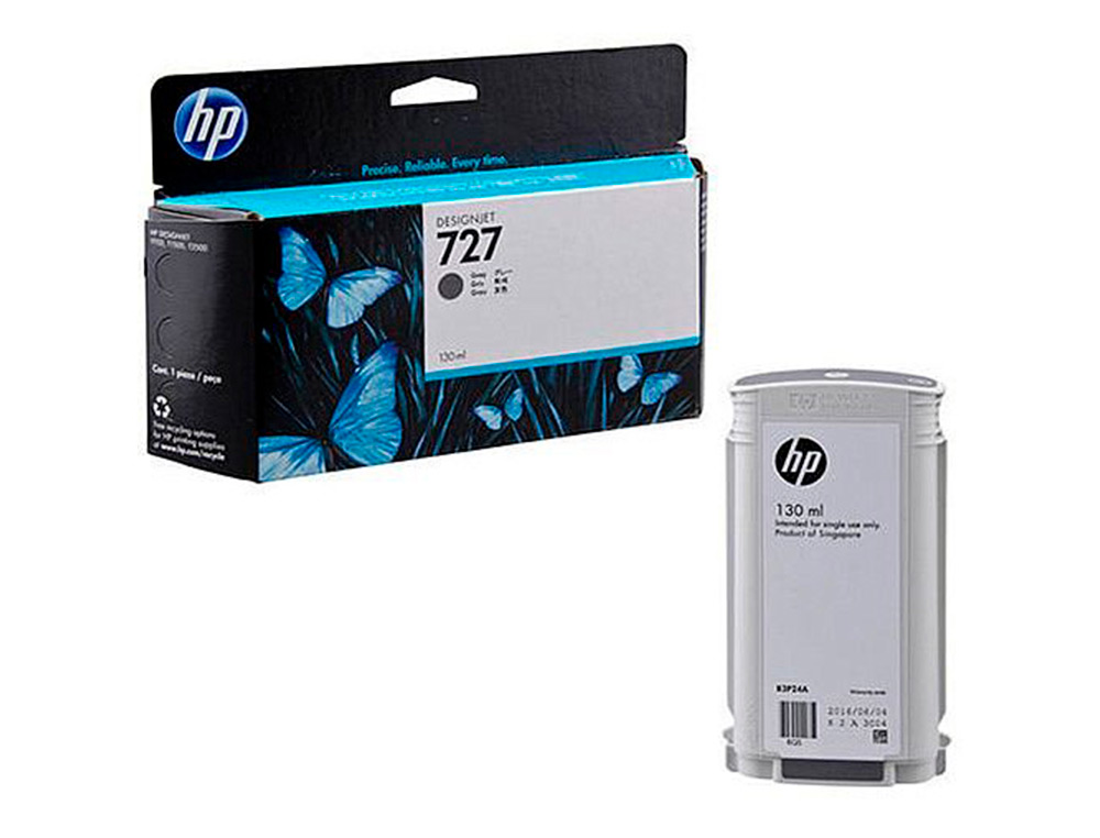 INK-JET HP DESIGNJET T920/T1500 N 727 GRIS ALTA/1000 PAGINAS