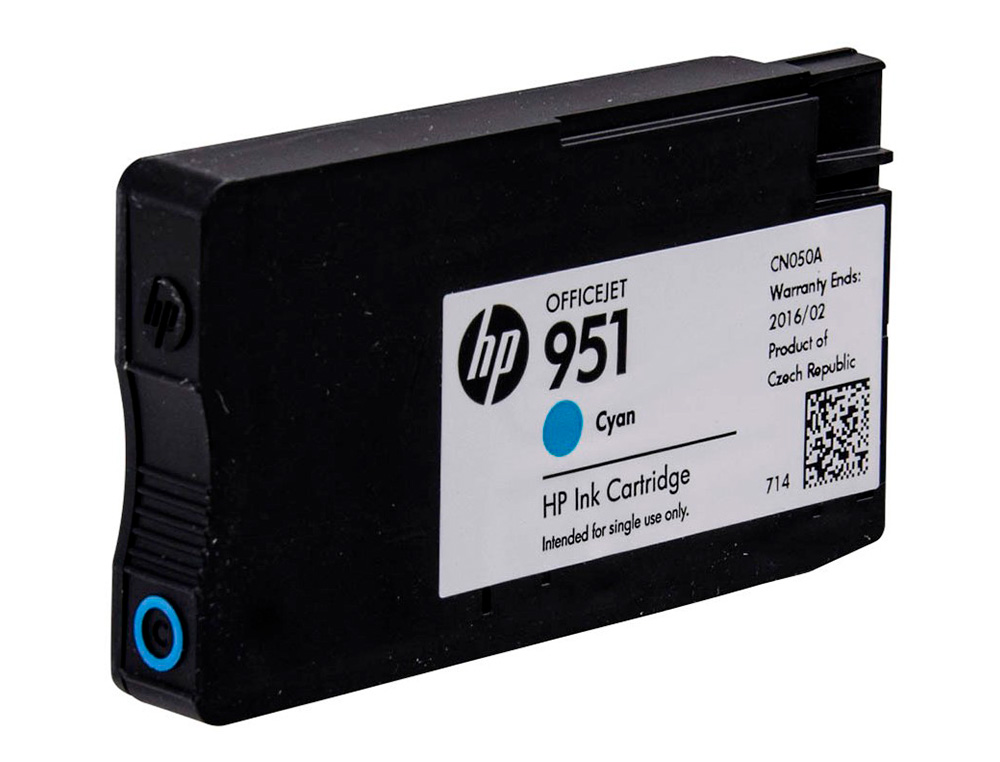 INK-JET HP INYECCION CIAN N 951/APROX. 700 P GINAS/A7F64A/1000 PAGINAS