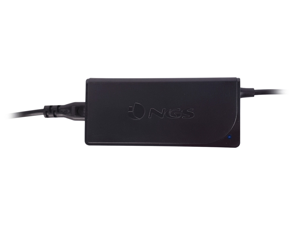 ADAPTADOR DE CORRIENTE NGS AUTOMATIC 45W CON 8 ADAPTADORES Y SALIDA USB 2A