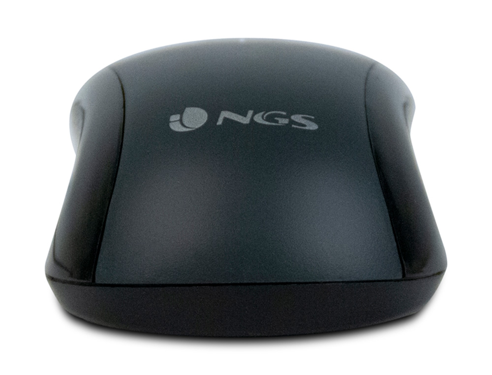 RATON NGS WIRED MIST OPTICO CON CABLE 1000 DPI AMBIDIESTROS USB COLOR NEGRO