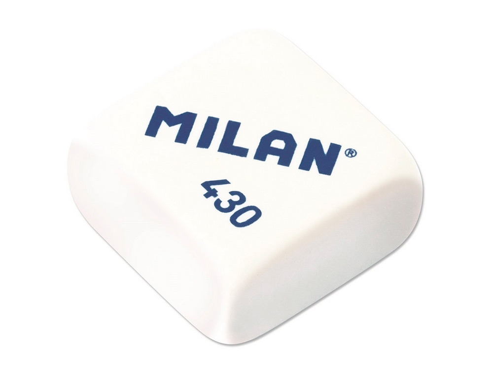 SACAPUNTAS MILAN SPIN PLASTICO 1 USO + 4 GOMAS DE BORRAR 430