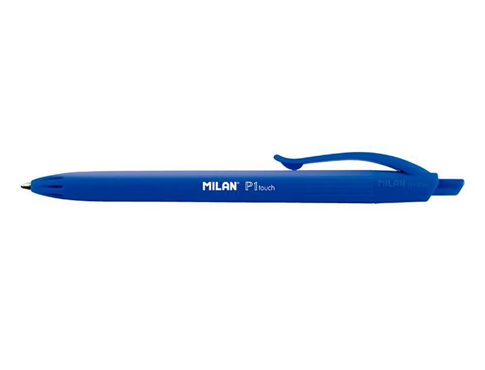 BOLIGRAFO MILAN P1 RETRACTIL 1 MM TOUCH BLISTER DE 5 UNIDADES COLORES SURTIDOS