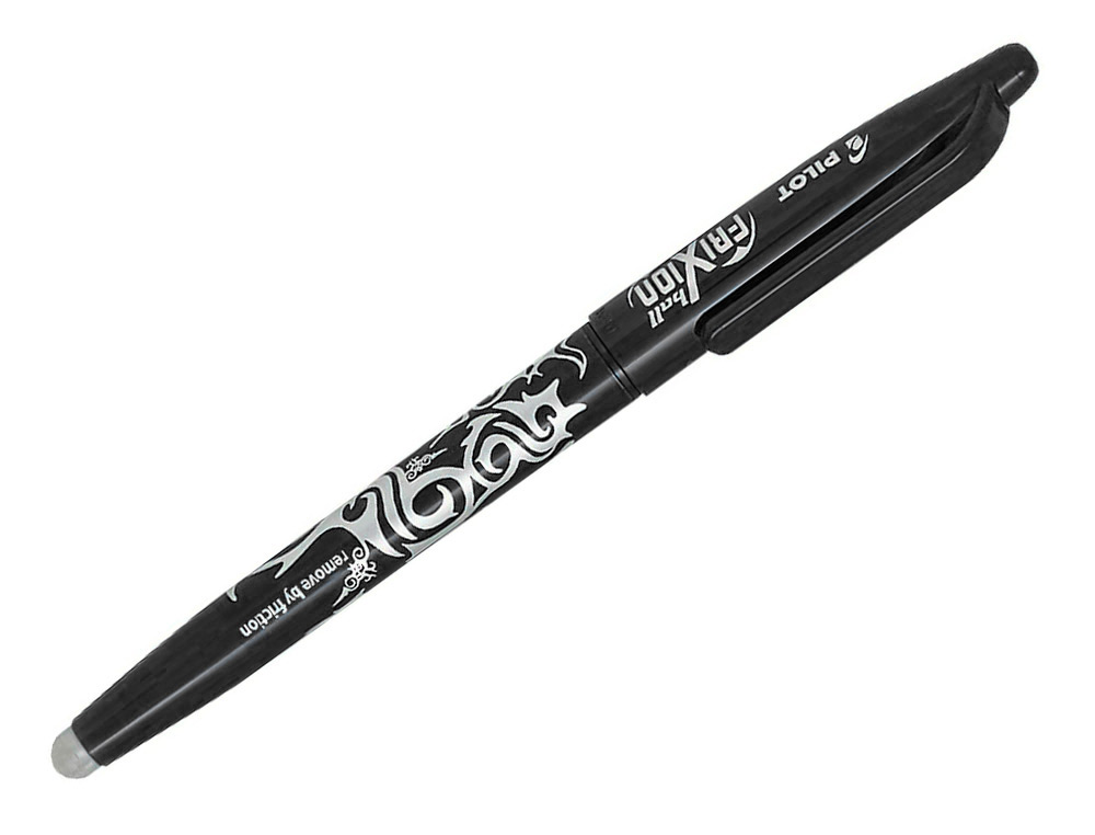BOLIGRAFO PILOT FRIXION BALL BORRABLE 0,7 MM PUNTA MEDIA NEGRO EN BLISTER