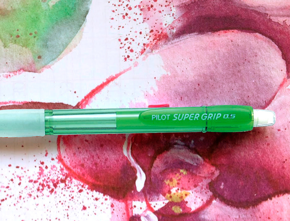 PORTAMINAS PILOT H-185 CUERPO COLOR NEON 0,5 MM + 1 TUBO DE 12 MINAS EN BLISTER
