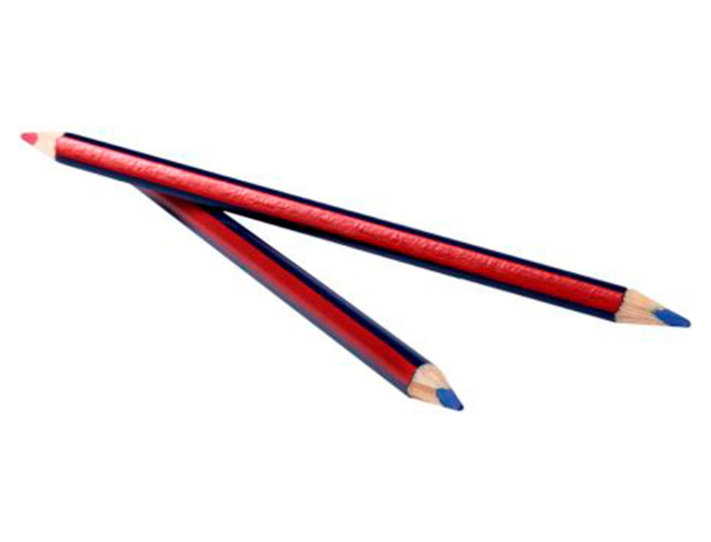 LAPICES BICOLOR FINO FABER CASTELL 2160-RB HEXAGONAL ROJO/AZUL BLISTER DE 3 UNIDADES