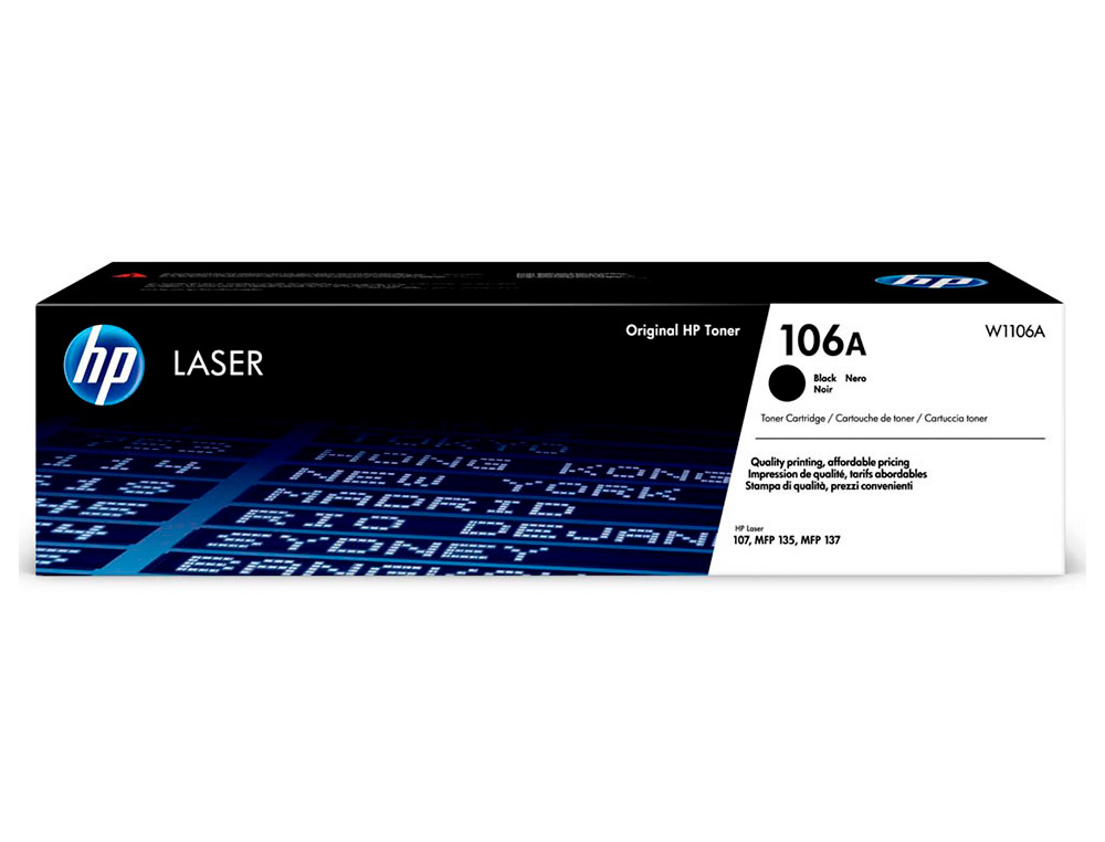 TONER HP LASER 107A/W, MFP 135ANEGRO 106A