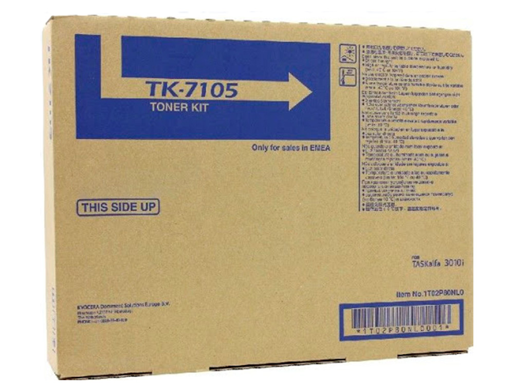 TONER TK7105 KYOCERA -MITA TASKALFA 3010I NEGRO