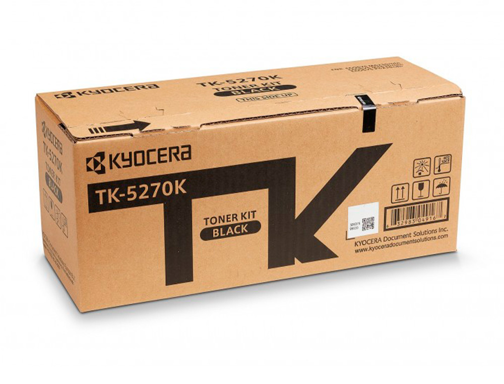TONER KYOCERA TK5270K NEGRO PARA ECOSYS M6230 / 6630CIDN