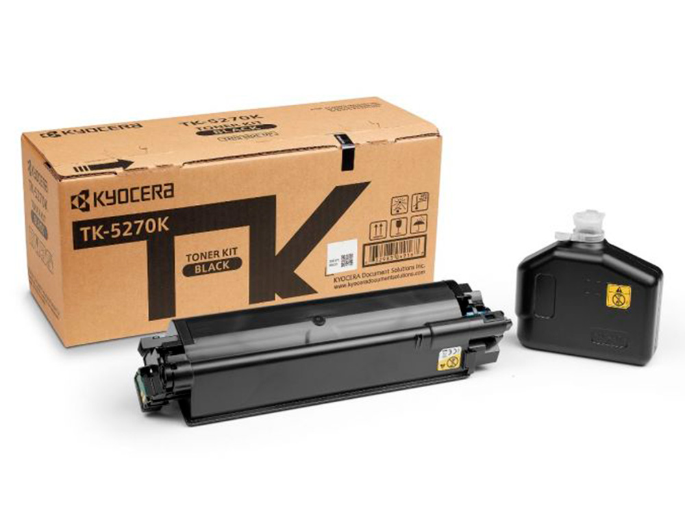 TONER KYOCERA TK5270K NEGRO PARA ECOSYS M6230 / 6630CIDN