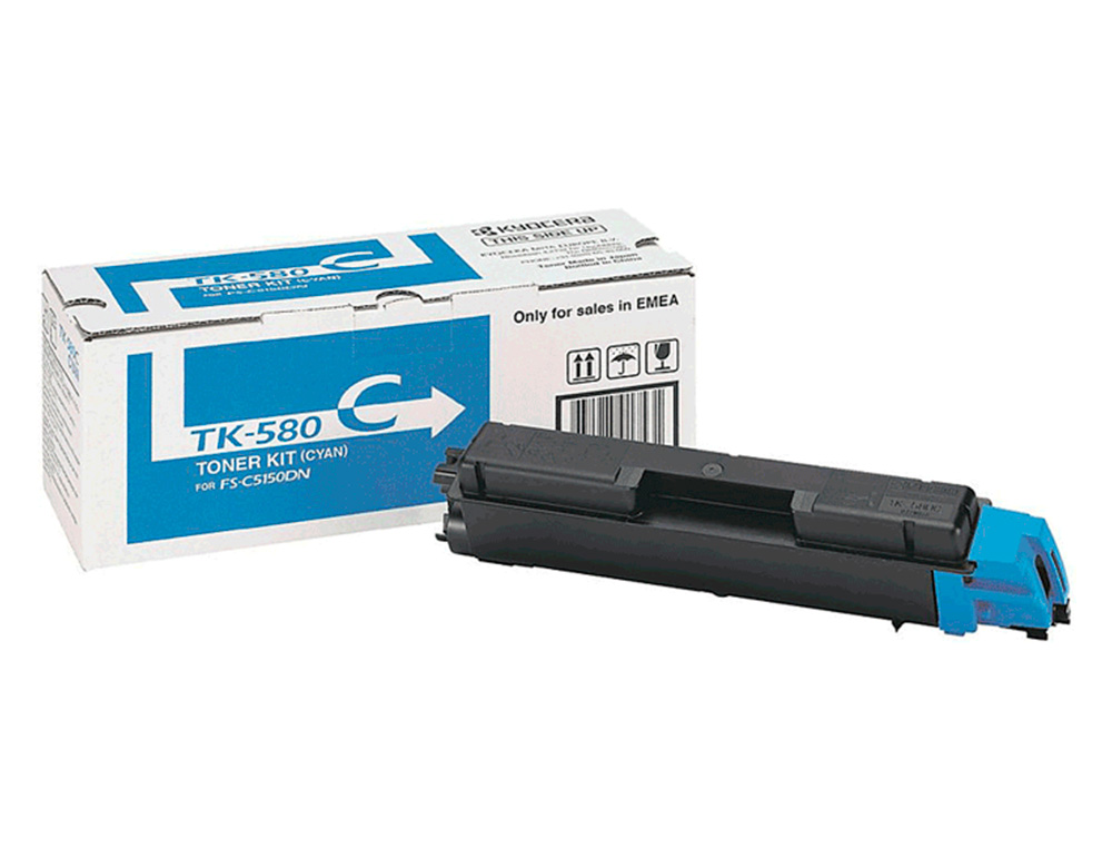 TONER TK580C KYOCERA -MITA FS-C5150DN P6021CDN CIAN