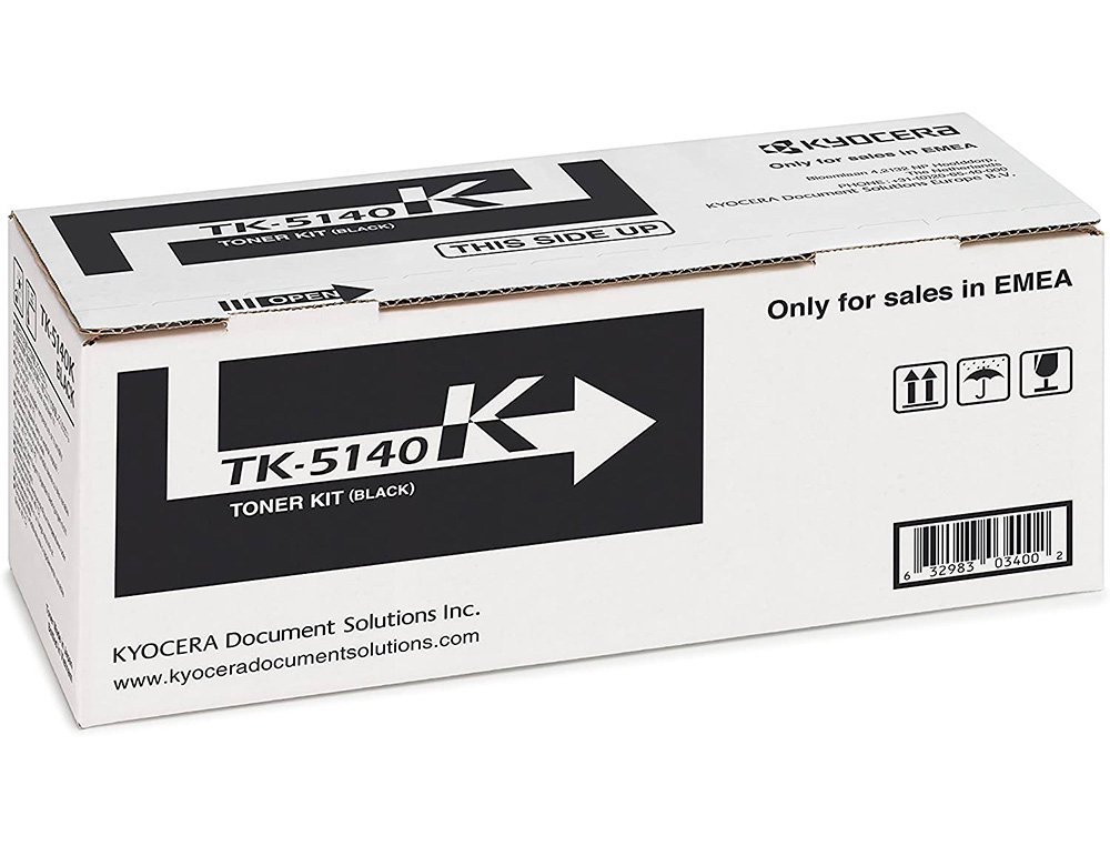 TONER TK-5140K KYOCERA ECOSYS M6530CDN, M6530CDN/KL3, P6130CDN, P6130CDN/KL3 NEGRO TK5140