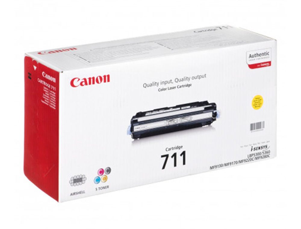 TONER CANON 711Y LBP5300 LBP5360 AMARILLO