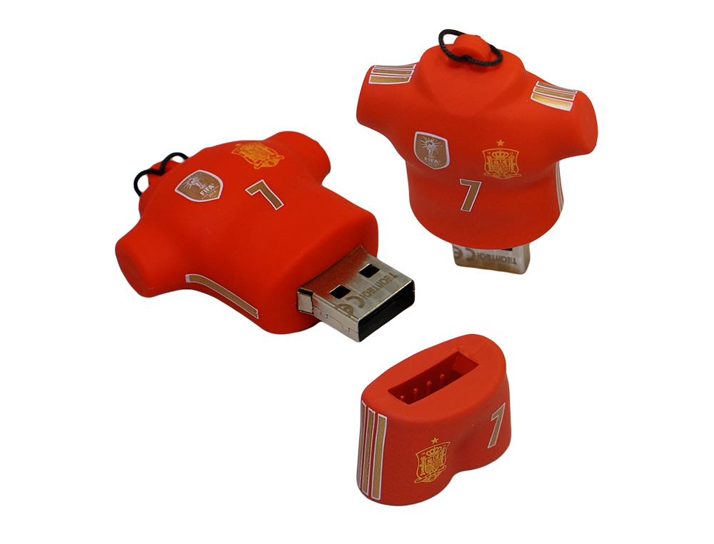 MEMORIA USB TECH ON TECH SELECCION FUTBOL ESPAÑA MUNDIAL BRASIL 32 GB