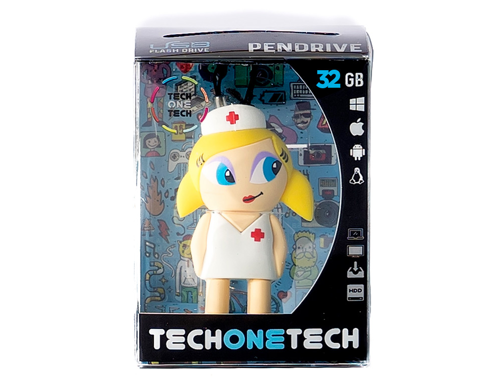 MEMORIA USB TECH ON TECH ENFERMERA KITTY 32 GB
