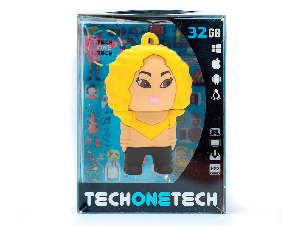 MEMORIA USB TECH ON TECH SHASHA KIRA 32 GB