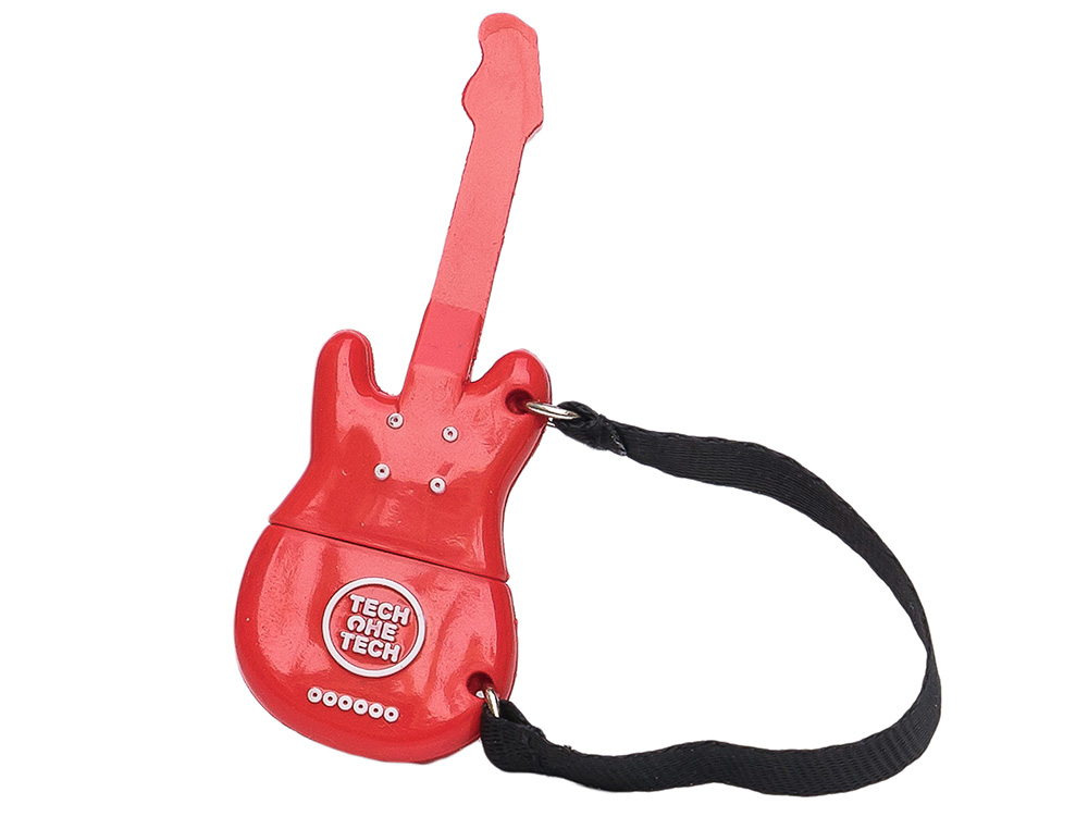 MEMORIA USB TECH ON TECH GUITARRA RED ONE 32 GB