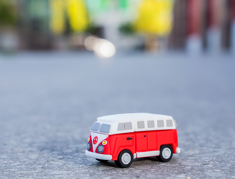MEMORIA USB TECH ON TECH HIPPY VAN BANG CAMPER 32 GB