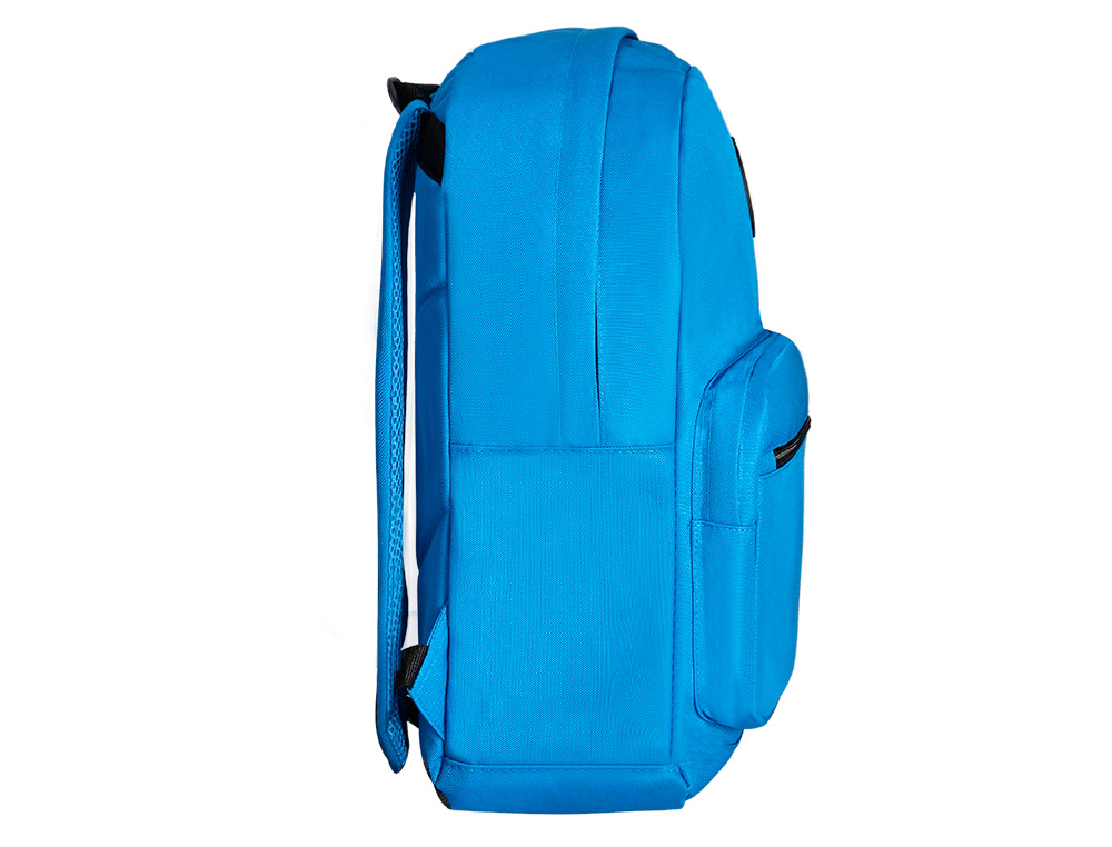 MOCHILA ANTARTIK CON ASA Y BOLSILLO FRONTAL CON CREMALLERA COLOR AZUL 320X140X430 MM