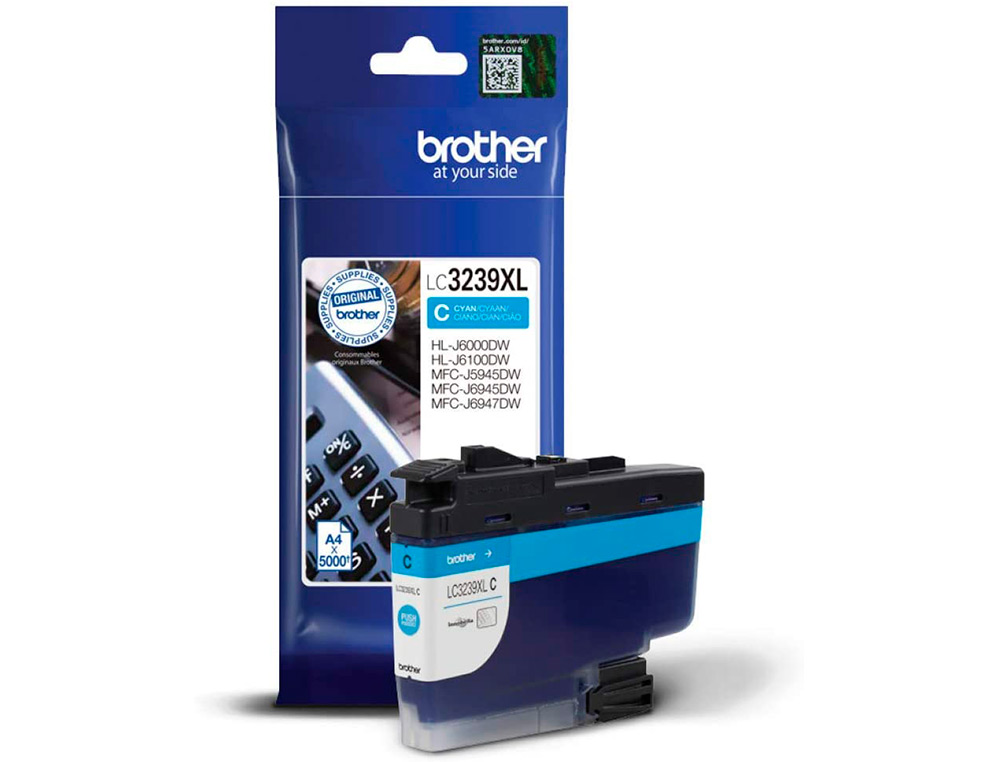INK-JET BROTHER LC3239XLC MFC-J6945DW / MFC-J5945DW / HL-J6000DW CIAN 5000 PAGINAS