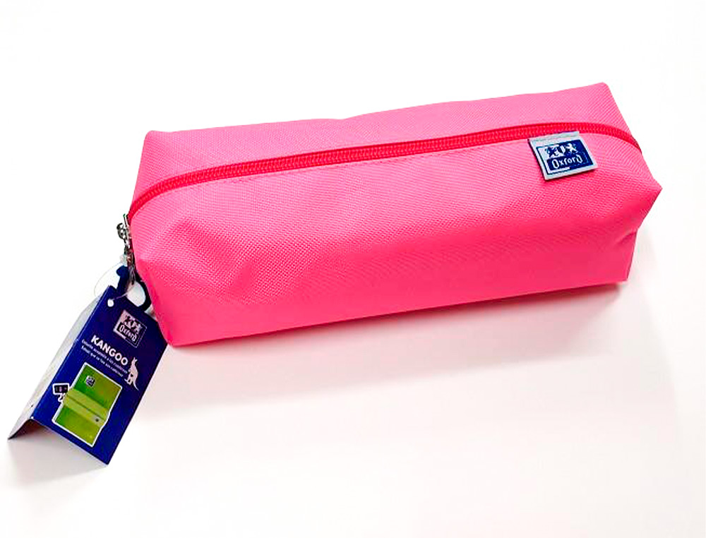 BOLSO ESCOLAR PORTATODO OXFORD MODELO KANGOO KIDS CUADRADO GRANDE COLORES SURTIDOS 220X80X70 MM
