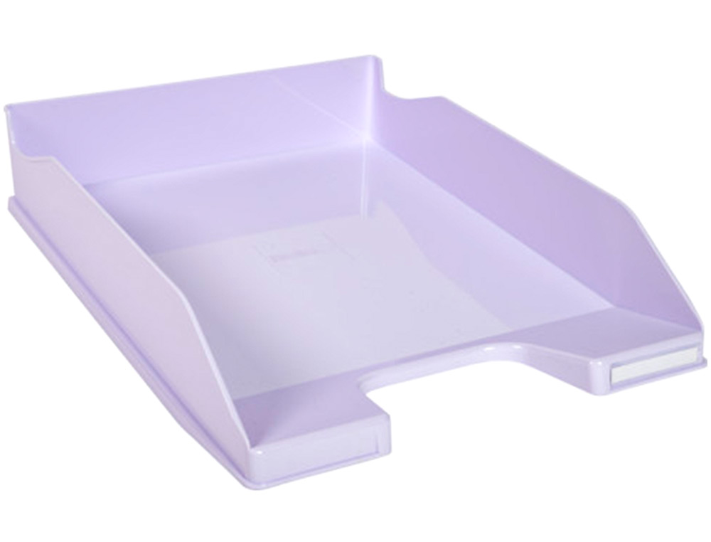 BANDEJA SOBREMESA EXACOMPTA PLASTICO AQUAREL SET DE 4 BANDEJAS COMBO MIDI COLORES PASTEL 346X225X243 MM