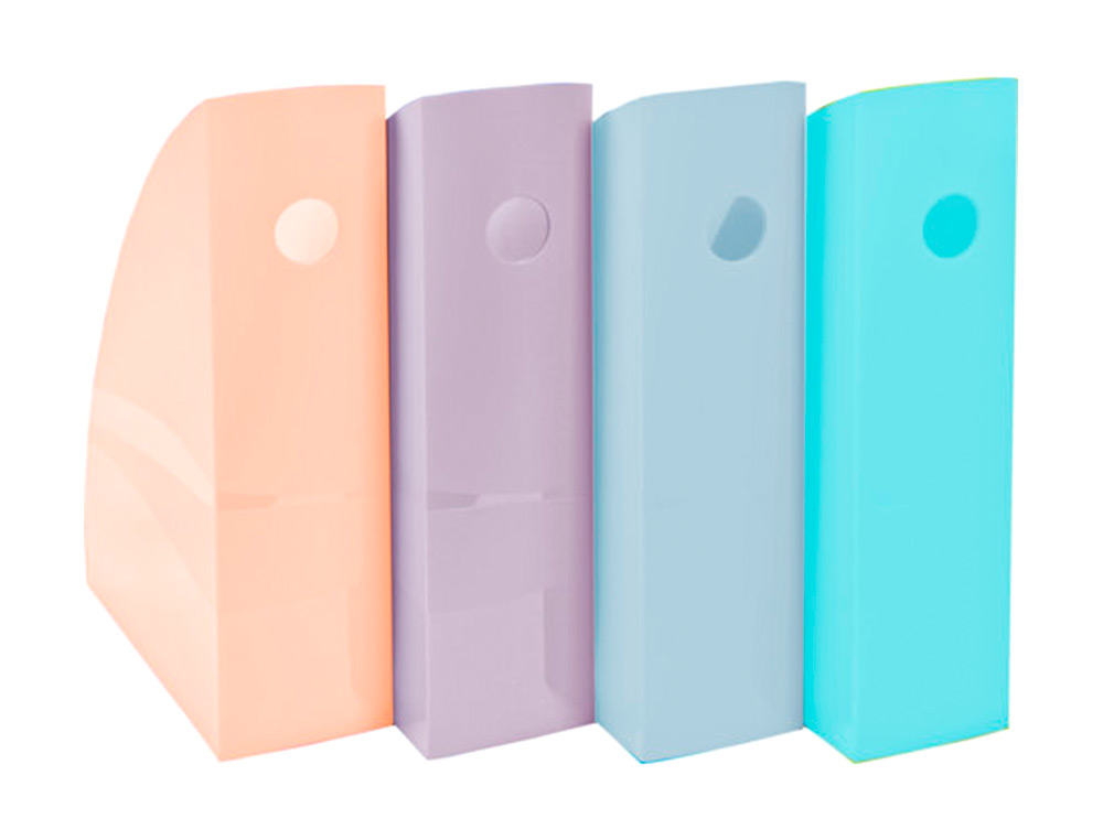 REVISTERO EXACOMPTA AQUAREL MAG-CUBE SET DE 4 UNIDADES COLORES PASTEL 266X328X305 MM