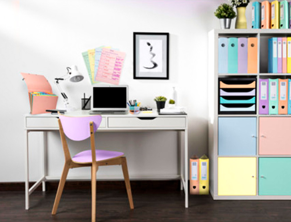 REVISTERO EXACOMPTA AQUAREL MAG-CUBE SET DE 4 UNIDADES COLORES PASTEL 266X328X305 MM