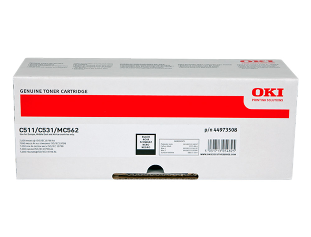 TONER OKI LASER MC562 / C511 NEGRO 7000 PAGINAS