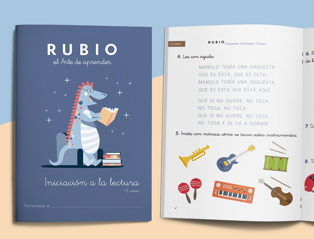CUADERNO RUBIO INICIACION A LA LECTURA + 5 AÑOS